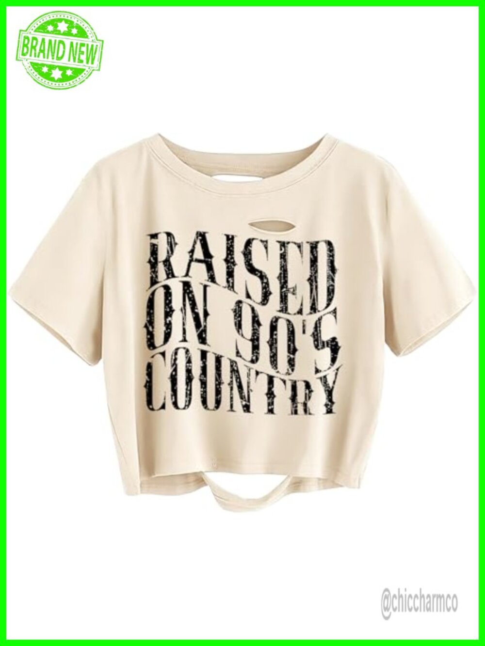 Western Cowgirl Crop Top Vintage Rodeo Graphic Tee Cotton Spandex Concert Shirt